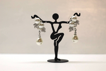 Load image into Gallery viewer, Bridal Earring, Drop Pearl Earrings Wedding Earrings Bridal Earrings Silver Pearl Earrings - Bili's Bougie Boutique