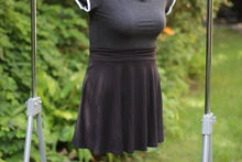 Load image into Gallery viewer, Women's Black Skater Skirt - Bili's Bougie Boutique