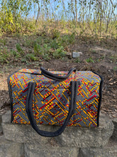 Load image into Gallery viewer, African print duffle bag
