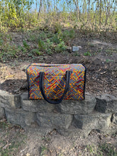Load image into Gallery viewer, African print duffle bag
