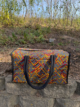 Load image into Gallery viewer, African print duffle bag
