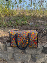 Load image into Gallery viewer, African print duffle bag
