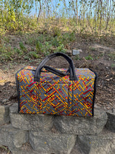 Load image into Gallery viewer, African print duffle bag
