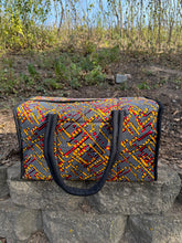 Load image into Gallery viewer, African print duffle bag
