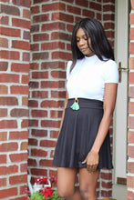 Load image into Gallery viewer, Women&#39;s Black  Skater Skirt - Bili&#39;s Bougie Boutique

