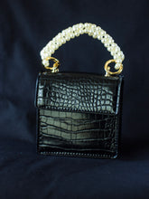 Load image into Gallery viewer, Mini Croc Embossed Satchel Bag.
