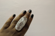 Load image into Gallery viewer, Women Large Jewel Encrusted Statement Orange,One Size - Bili&#39;s Bougie Boutique
