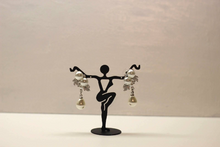 Load image into Gallery viewer, Bridal Earring,  Drop Pearl Earrings Wedding Earrings Bridal Earrings Silver Pearl Earrings - Bili&#39;s Bougie Boutique
