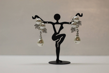 Load image into Gallery viewer, Bridal Earring,  Drop Pearl Earrings Wedding Earrings Bridal Earrings Silver Pearl Earrings - Bili&#39;s Bougie Boutique
