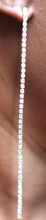 Load image into Gallery viewer, Extra Long Rhinestone Drop Earrings. Shoulder Dusters - Bili&#39;s Bougie Boutique
