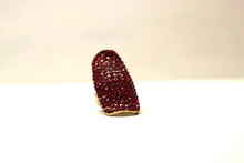 Load image into Gallery viewer, Women Large Jewel Encrusted Statement Orange,One Size - Bili&#39;s Bougie Boutique
