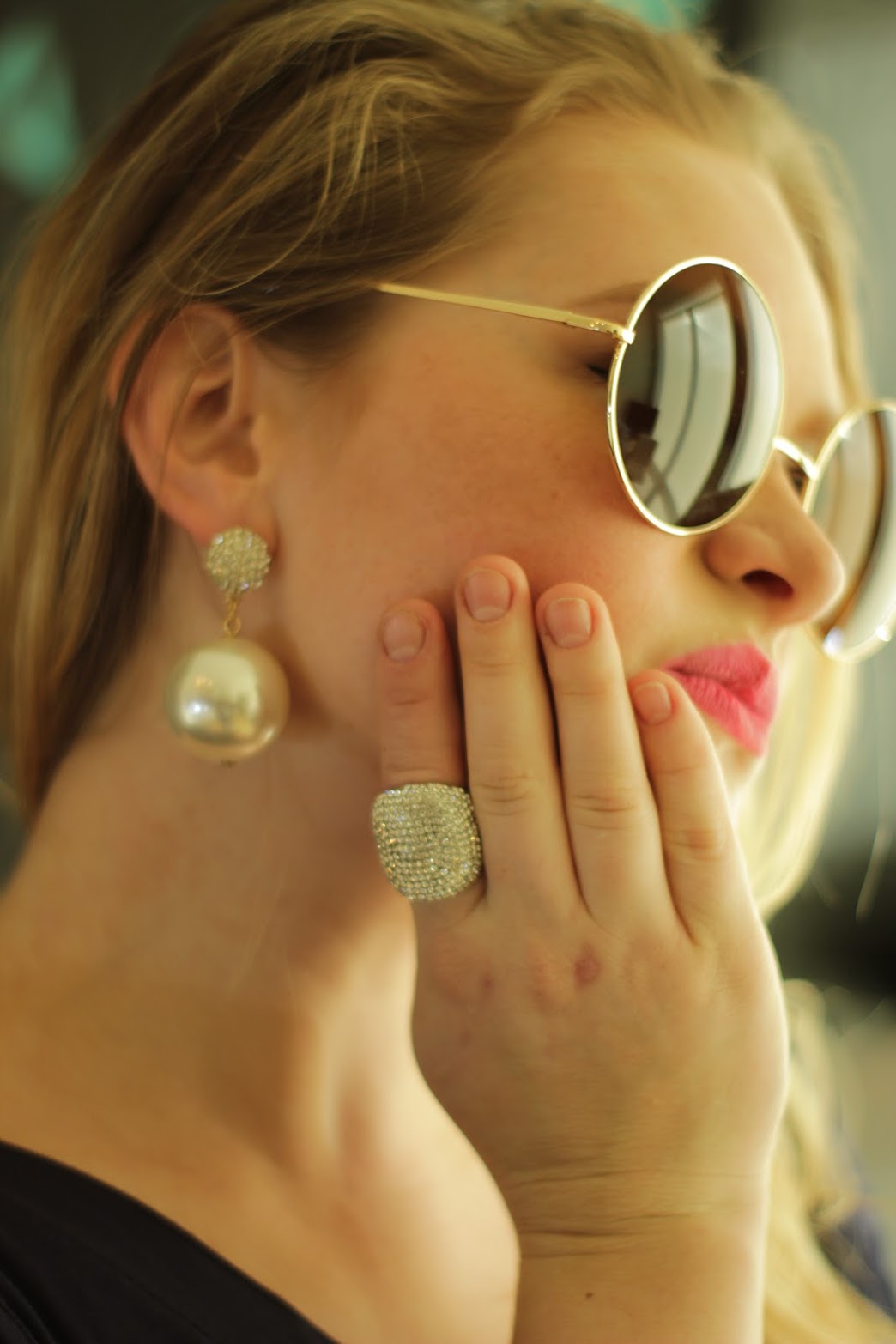 Square Crystal Ring