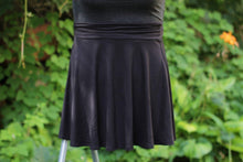 Load image into Gallery viewer, Women&#39;s Black  Skater Skirt - Bili&#39;s Bougie Boutique
