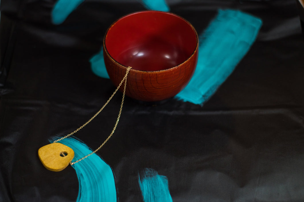 Wood Pendant Necklace